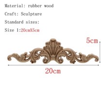 홈 오피스 조각 장식 인테리어 1pc 독특한 천연 꽃 나무 나무 인형 공예 코너 프레임, 20cmx5cm