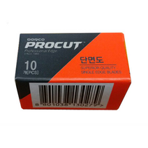 도루코 프로컷 단면도 DN52 10입 /면도칼/커터날, 7세트