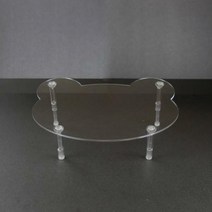 아크릴 선반 진열대 투명 곰돌이 TE-006, 수량