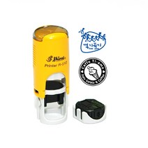 에스엠프린팅 쿠폰도장 자동 R512(10mm) 샤이니 카페 미용실 식권 웨딩 로고 확인 도장 스탬프 주문제작, 검정