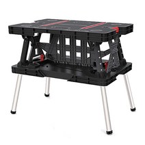 mirmall_케터 작업테이블 17182239 453kg (1EA) 산업용품 접이식 최대중량453KG 책상 간편세팅 용 보관편리 클램프포함 대+★★★★★, 이상품구매해요