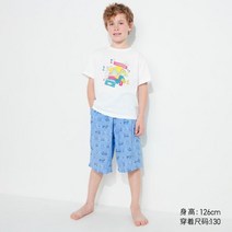 F 유니클로 아동복/여아 RELACO 크로프드판트홈 캐주얼 팬츠 파자마 454107 UNIQLO