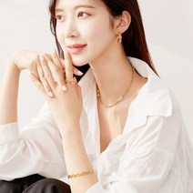 3종세트 써지컬스틸 돼지코 사슬연결체인 목걸이팔찌발찌