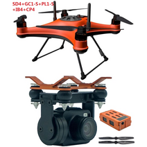 카메라드론 촬영용 드론 촬영드론 Swellpro splashdrone 4 전문 5km 30분 2kg 페이로드 낚시 sd4 방수 4k 카메라 구조용, 번들 b, 번들 b