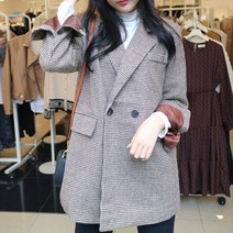 메리앤유 투웨이로 스타일링하는 투버튼 하프코트