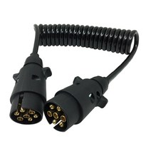 자동차 캐러밴 견인 12V 7Pin 트레일러 플러그 소켓 커넥터 160cm 케이블 EU 전기