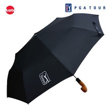 PGA투어 3단 자동우산 (블랙우드 핸들손잡이) 답례품