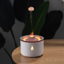 초음파 모닥불 해파리 불멍가습기 화산모드/불꽃모드