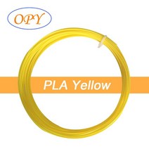 필라멘트 3D 펜 PLA 1.75Mm 리필 플라스틱 실크 5 미터 대리석 빛나는 나무 골드 실버 구리 옐로우 블루 139, PLA 옐로우 5m