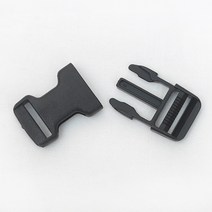 투터치 플라스틱 버클, 25mm(4개)