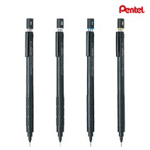 Pentel 펜텔 그래프 1000 샤프 0.3 0.5 0.7 0.9 mm 블랙바디, 0.3mm