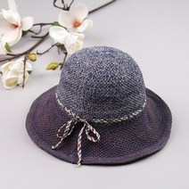 [더로라]챙모자- 코바늘니팅 믹스 챙모자 H802