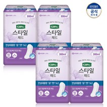 스타일 패드 여성용 안심대용량 14px4팩+참사랑안심대용량20px1팩, 4팩, 14매