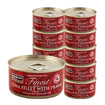 피쉬포캣 70g x 10개 고양이 캔 간식, 참치새우70gx10개, 참치 새우