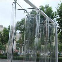 투명 pvc 비닐 바람막이 방풍 방수포 파티션 커튼, 0.5mm PVC
