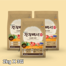 건강백서 전연령 생선 건강한 피부 애견사료, 0   healthy skin(건강한 피부), 6kg, 4개