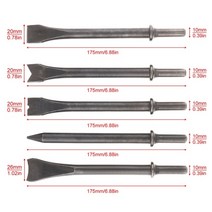 에어뿌레카 에어임팩 에어쁘레카 콘크리트치핑기 툴 함마 인팩 렌치, 에어 치즐 head-5pcs