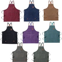 리빙템 미용실 네일아트앞치마 바리스타 커피숍 작업용앞치마 #999EA, 블랙, 본상품선택