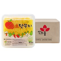 세천팜 반달단무지 1BOX(2.5kgX4개), 1개, 2.5kg