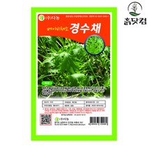 베이비 경수채 씨앗 10g 비타민 풍부 베이비채소 + 네임택, 단품
