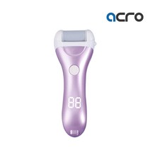 ACRO 무선 전동 발각질 제거기 풋케어 발뒤꿈치 발각질관리, 핑크, 1개
