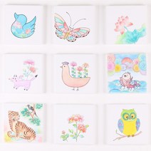 바이오로드 민화 캔버스 액자 만들기, 모란품은닭, 1개