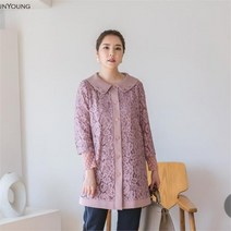 [이헌영] NC02 비즈 장식 카라 레이스자켓 20C04052J0