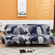 소파커버 쇼파 sofa cover 천갈이 덮개 스판덱스 격자 무늬 접이식 없이 팔걸이, yyqs, m 155-185cm