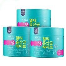 패밀리 라이프케어 멀티 생 유산균 라이브 3통(300포) 대용량 +쇼핑백 증정