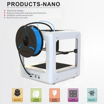 목업제작 3D프린터 EasyThreed 나노 FDM 미니 프린터 90110110mm 인쇄 크기 DIY 3D 프린터 키트 교육용 가정용 DIY 아마추어, 협력사