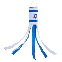 풍향계 풍속계 풍량계 깃발 바람 양말 베인 홈 항공 매달려 장식 표시기 모니터링 측정 모든 날씨 정원 Windsock, Israel+프랑스