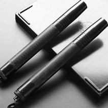 라즈온 호신 용품 3단봉 휴대용 삼단 봉 진압 용 경찰, 블랙, 1개