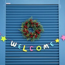 부직포가랜드 웰컴nonwoven fabric garland welcome, 단품