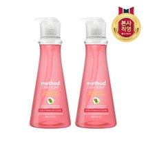 [KT알파쇼핑]메소드 핑크그레이프 주방세제 용기 532ml x 2개