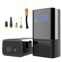 휴대용 미니 공기 펌프 전기 자전거 공기 팽창기 120PSI 자동차 공기 압축기 오토바이 공기 펌프 타이어 펌프 자동차 타이어 풍선, 빨간