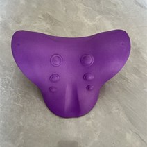 목 어깨 스트레처 이완제 경추 척추지압 요법 견인 장치 베개 통증 완화 경추 정렬 선물, Purple
