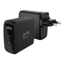 um2 QC60PD 멀티충전기, QC60PD 블랙