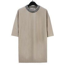 아크네 남성 EXTORR REVERSE LOGO 반팔 티셔츠 BL0282 CKN OYSTER GREY [ANC223bg]