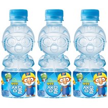 팔도 뽀로로 샘물 250ml 6개 낱개 지리산 샘물