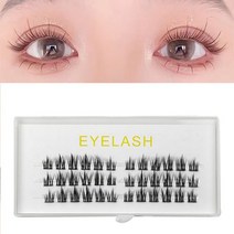 가닥속눈썹개별 속눈썹 이식 메이크업 볼륨 인조 연장 30D 풍성하고 자연스러운 세그먼트 클러스터 실 분, 01 0.07mm_02 9mm_01 C, 18 TYH
