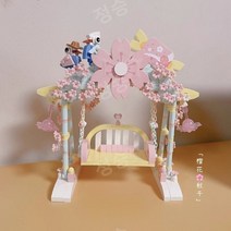 Loz Lizhi 미니 나노 블럭 조형물 호환 블럭 흔들의자 웨딩카 오토바이, 1126