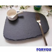 ForU924 레더접시 스톤접시 예쁜접시 찬기 돌접시 그릇 베이직접시, 상세페이지 참조