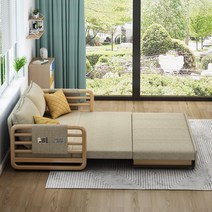 원목 수납형 소파베드 25평쇼파 겸침대 공간활용 변신 이케아보다저렴, Ash 1.06mLatex-Storage