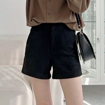 퍼니걸스 5976 데일리 스웨이드 반바지 팬츠 여성의류