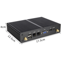 미니PC 미니 호스트 키오스크 듀얼포트 win10 J1800, 상세이페이지 참고, J1900 쿼드 코어/4G+128G WiFi