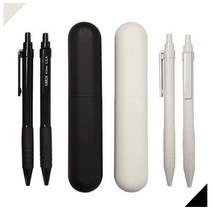 몰포유 밀룩스 캡슐볼펜+샤프, 흰색