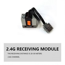 호환 중국레고 테크닉 하이테크 부품 멀티 파워 기능 8293 8883 공구 서보 트레인 모터 PF 전기 모델 세트 빌딩 블록, receiver