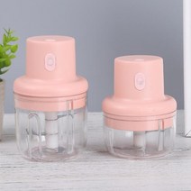 쵸코리아 미니 분쇄기 마늘 M035 전동 이유식 고추 야채 믹서기, 마늘 믹서분쇄기+이유식 믹서기