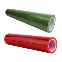 골든트리 실리콘 점착 내열 마스킹 테이프 8mm x 50M 열테이프 보호테이프, 녹색 8mm x 50M 1개