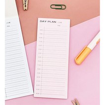 사무실 단권화 학생메모지 일정관리 시간대별 스케줄표 메모지 5개 영어단권화 강의용